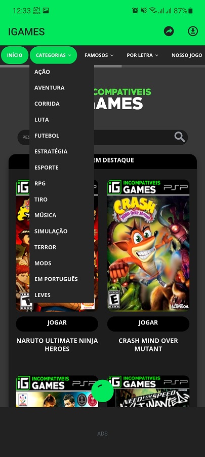 Incompativeis Games  Melhores Jogos Android APK للاندرويد تنزيل