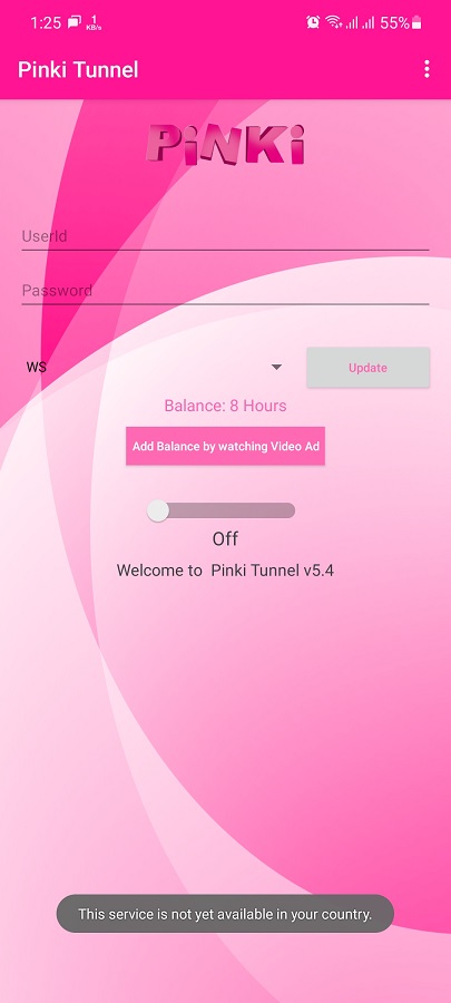Pinki tunnel vpn username and password free