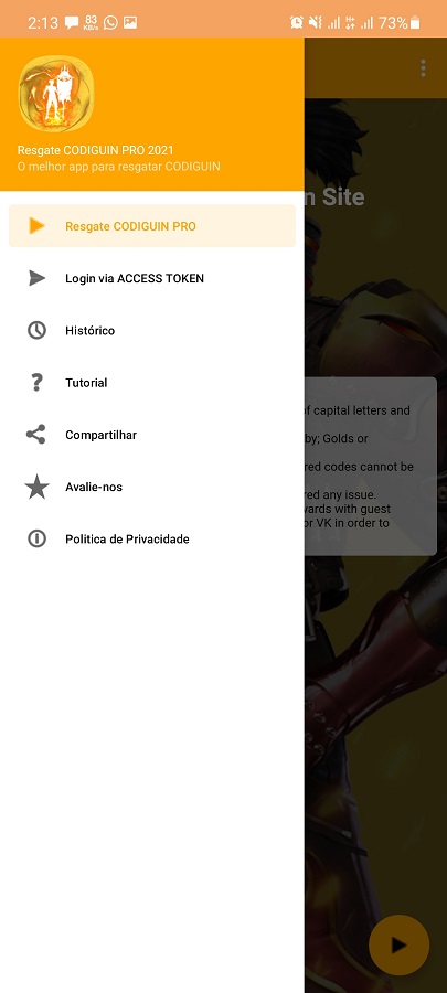 Resgatar CODIGUIN Pro 2021 for Android - Free App Download