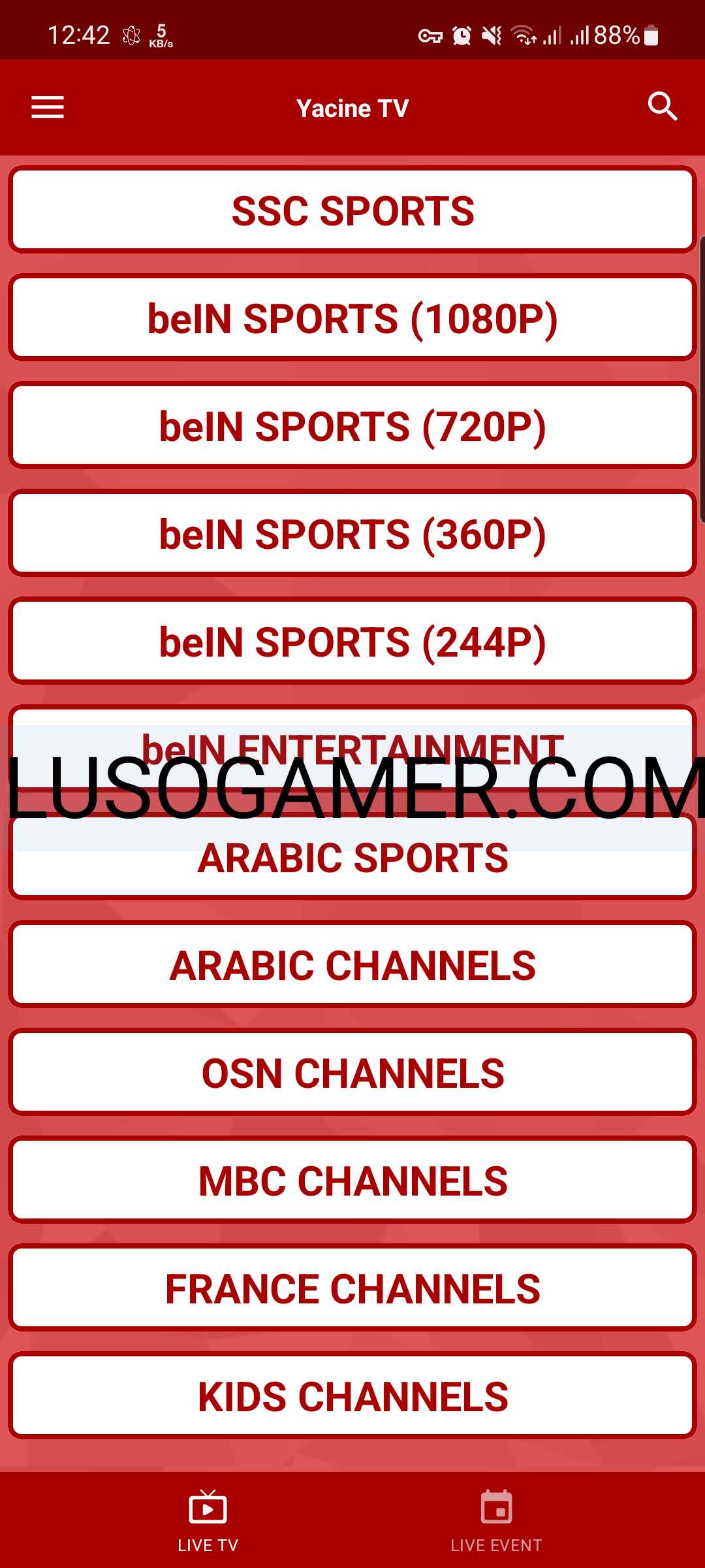 Yasin TV Apk Download For Android Live TV Luso Gamer
